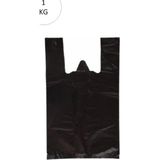 Royaleks Siyah Atlet Poşet Büyük Boy 32X57 cm Takriben 72 Adet 1 kg Mariposa Secret - 32 x 57 cm