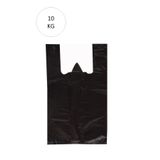 Royaleks Siyah Atlet Poşet Büyük Boy 32x57 cm Takriben 720 Adet 10 Kg