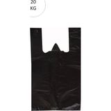 Royaleks Siyah Atlet Poşet Büyük Boy 50X90 cm Takriben 240 Adet 20 kg Mariposa Secret - 50 x 90 cm