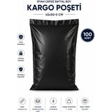 Royaleks Siyah Cepsiz Battal Boy Kargo Poşeti 45X55+5 cm 100 Adet