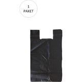 Royaleks Siyah Hışır Atlet Poşet Mini Boy 22x31 cm 1 Paket Takriben 500 Adet