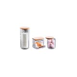 ROYALGROSS Ahşap Kapak Görünümlü 3'lü Makyaj Organizer Seti – Diamond Model