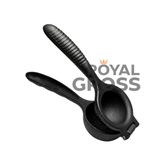 Royalgross Döküm Limon Sıkacağı Manuel Narenciye Presi Ergonomik El Tipi Portakal Sıkacağı Siyah