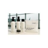 ROYALGROSS Plastik Seyahat Boy 100ml Beyaz Şişe ve Kavanoz 4’lü Set – Çantalı Seyahat Kiti