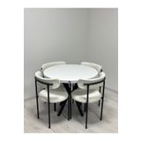 ROYALİSA TABLE CHAİR ROYALİSA ELİSA 4 KİŞİLİK MUTFAK MASA SANDALYE TAKIMI