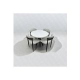 ROYALİSA TABLE CHAİR ROYALİSA LARA 4 KİŞİLİK MUTFAK MASA SANDALYE TAKIMI MDF