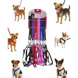 Royalist Ayarlanabilir Reflektörlü Köpek Göğüs Tasması Mor– 120cm x 15mm