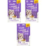 Royalist Creamy Snack – Kedi Ödül Maması (4+1) Üçlü Paket - TAVUKLU KARİDESLİ