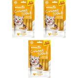Royalist Creamy Snack – Kedi Ödül Maması (4+1) Üçlü Paket - TAVUKLU