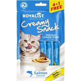 Royalist Creamy Snack – Kedi Ödülü (4+1) Kedinizin Vazgeçemeyeceği Lezzet! - SOMONLU HAIRBALL CONTROL