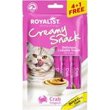 Royalist Creamy Snack – Kedi Ödülü (4+1) Kedinizin Vazgeçemeyeceği Lezzet! - YENGEÇLİ SCİN & COAT CARE
