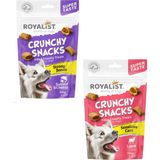 Royalist Crunchy Snacks – Doldurulmuş Köpek Ödül Bisküvileri 2'li Paket - 2 Adet - Çok Renkli