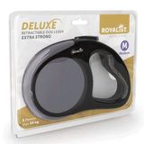 Royalist Deluxe Extra Strong Gri Medium 5 mt Otomatik Köpek Gezdirme Tasması