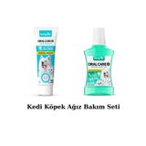 Royalist Kedi Köpek Ağız Bakım Seti - Floridsiz Diş Macunu + Taze Naneli Ağız Bakım Suyu