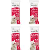 Royalist Lollipop Freeze-Dried Kedi Ödülü – 4'lü Paket - Tavuk & Kızılcık