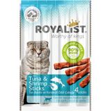 Royalist Ödül Çubukları | %90 Et Içerikli Lezzetli Kedi Ödülleri - Ton Balıklı ve Karidesli