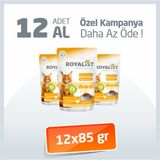 Royalist Tahılsız Tavuklu Pouch Jöleli 12x85 GR Yetişkin Kedi Konservesi