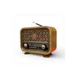 ROYALTREND Ahşap Görünüm Nostalji Radyo,Nostalji Eskitme Nostaljik Radyo