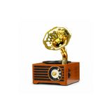 ROYALTREND Gramafon Mini Nostalji Radyo,Bluetooth Nostaljik Trend Radyo