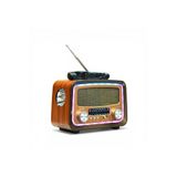 ROYALTREND Nostalji Mini Radyo,Led Detaylı Bluetooth Nostaljik Radyo