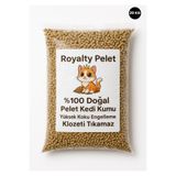 Royalty 20 Kg 40 Litre %100 Doğal Çam Peleti Kedi Kumu Kokusuz Kedi Kumu Çam Kedi Kumu Doğal Kedi Kumu