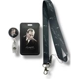 Royalvance Atatürk Portresi Yoyo, Boyun Askı Ipi ve Sürgülü Kartlık 3’lü Set