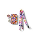 RoyalVance Çiçek Desen Yoyo Kartlık Boyun Askısı 3’lü Set