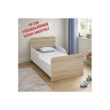 Royalyat Montessori Sabit Bebek Karyolası | Yan Korumalı Beşik | 60X120 & 70X140