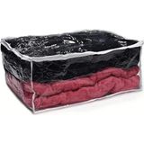 Royalyat Pvc Şeffaf Dolap Içi Düzenleyici Çanta Yorgan Battaniye Giysi Oyuncak Çantası 60X60X12 - 5 Adet - 60*60*12