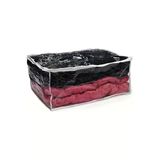 Royalyat Pvc Şeffaf Dolap İçi Düzenleyici Çanta Yorgan Battaniye Giysi Oyuncak Çantası 60X60x12