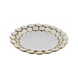 Roykıng Lena Yuvarlak Sunum Tabak Gold 31 cm