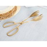 Royking Makas Masa Salata Servisi Parlak Gold Dst 016