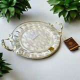 Royking Yuvarlak Sunum Tabağı 29X23CM CRS127 - Altın - Servis Tabağı