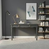 Roys Ahşap 100 cm Masif Antrasit Tornalı Çalışma Masası - 100 x 60 - Gri