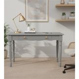 Roys Ahşap 100 cm Masif Gri Tornalı Çalışma Masası - 100 x 60