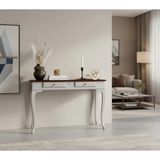 Roys Ahşap 100 cm Masif Lükens Açık Gri Ceviz Çalışma Masası - 100 x 60