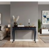 Roys Ahşap 100 cm Masif Lükens Lacivert Ceviz Çalışma Masası - 100 x 60 - Lacivert - Ceviz