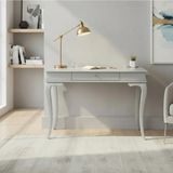Roys Ahşap 100 cm Masif Rustik Gri Çalışma Masası - 100 x 60