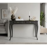Roys Ahşap 120 cm Masif Lükens Antrasit Çalışma Masası - 120 x 80
