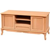 Roys Ahşap 4573 Masif Ham 120 cm Lükens Oymalı Tv Ünitesi