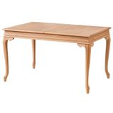 Roys Ahşap 5153 Masif Ham 140 cm Lükens İlaveli Yemek Masası