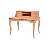 Roys Ahşap 5236 Masif Ham 120 cm Kahverengi Rustik Raflı Çalışma Masası