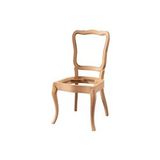 Roys Ahşap Ahşap 5600 Masif Ham Country Sandalye Kahverengi