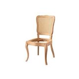 Roys Ahşap Ahşap 5601 Masif Ham Hasırlı Country Sandalye Kahverengi