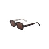 ROYSSE Unisex Güneş Gözlüğü Koyu Kahverengi, M, TY23089 C2 50, Koyu Kahverengi, üniseks-yetişkin