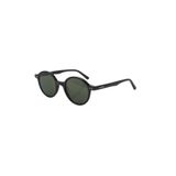 ROYSSE Unisex Yuvarlak Güneş Gözlüğü, M, TY23125 C4 49, Siyah, üniseks-yetişkin