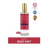 Royues Body Mist Egzotik Gül Aromalı Vücut Spreyi Kadın Vücut Kokusu Vücut Misti Body Mist Spray 100Ml
