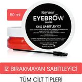 Royues Kaş Sabitleyici Wax Jel 50ml - Uzun Süre Kalıcı, Şekillendirici, Şeffaf Formül