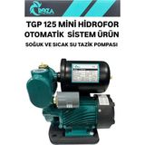 ROZA Güneş Enerjisi Basınç Arttırıcı Sıcak Su Hidroforu 0.5hp 3.5bar Dökme Demir Malzeme - yeşil