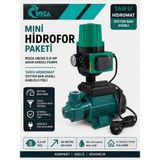 Roza QB60 0.5 Hp 220V 1 Kat 1 Daire Otomatik Hidromatlı Hidrofor / %100 Bakır Sargı
